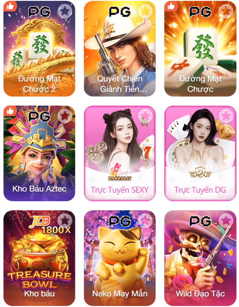 Các trò chơi hot tại 6FF5