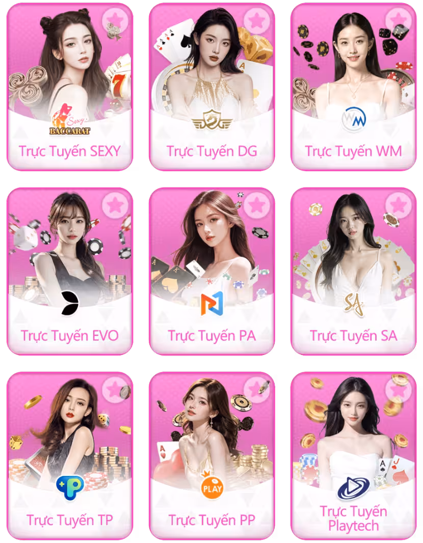 Sảnh game Live Casino 6FF5